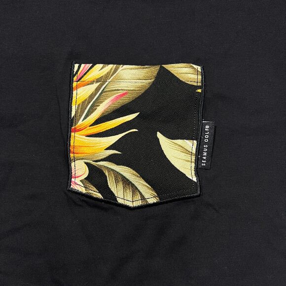 Seamus Golf Large Mens Pocket T-Shirt Hiwahiwa - Picture 2 of 7